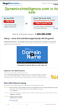 Mobile Screenshot of dynamicsintelligence.com