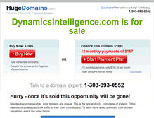 Tablet Screenshot of dynamicsintelligence.com